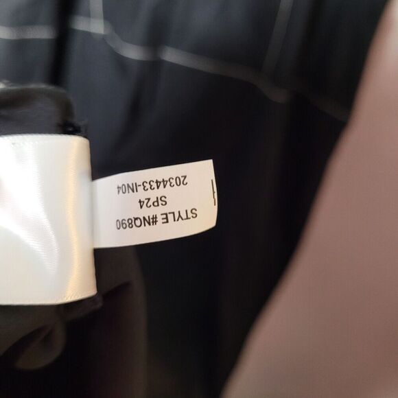 NWT Madewell Puff Sleeve Drop Waist Lightweight Cotton Midi Dress Black size 2 - Picture 7 of 10